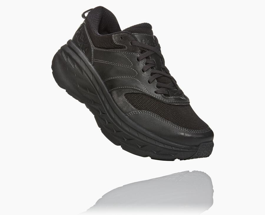 Zapatillas Running Hoka One One Hombre - Bondi L - Negras - SBY701526